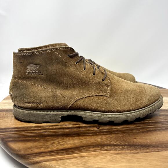 Sorel Madson Men's 11 Waterproof Full Grain Leather Chukka Boot Lace Up NM2560 - Picture 1 of 10